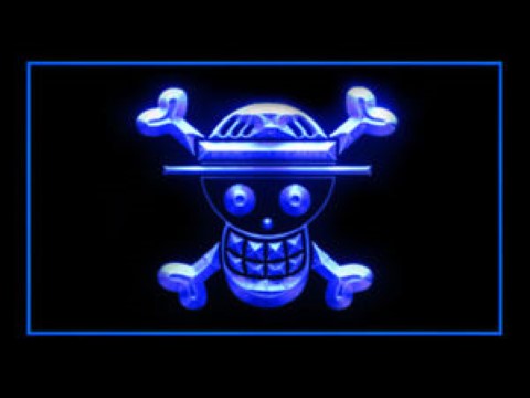 Pirate Flags 4 For Game Room LED Neon Sign